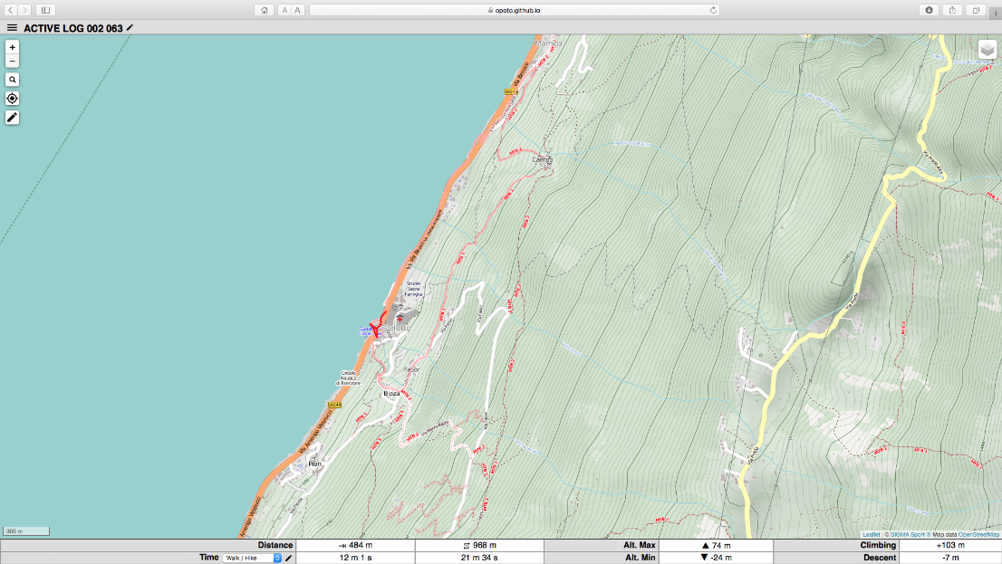 Mappa Castelletto Brenzone Biaza Campo Natale 2013