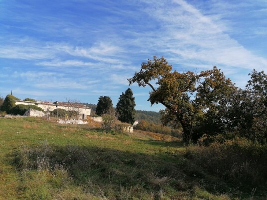 ruderi in prossimità delle case sparse Caranzan