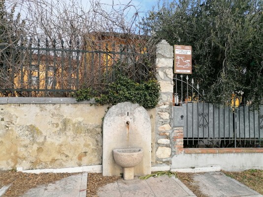 Fontana lungo il percorso 4 fontane