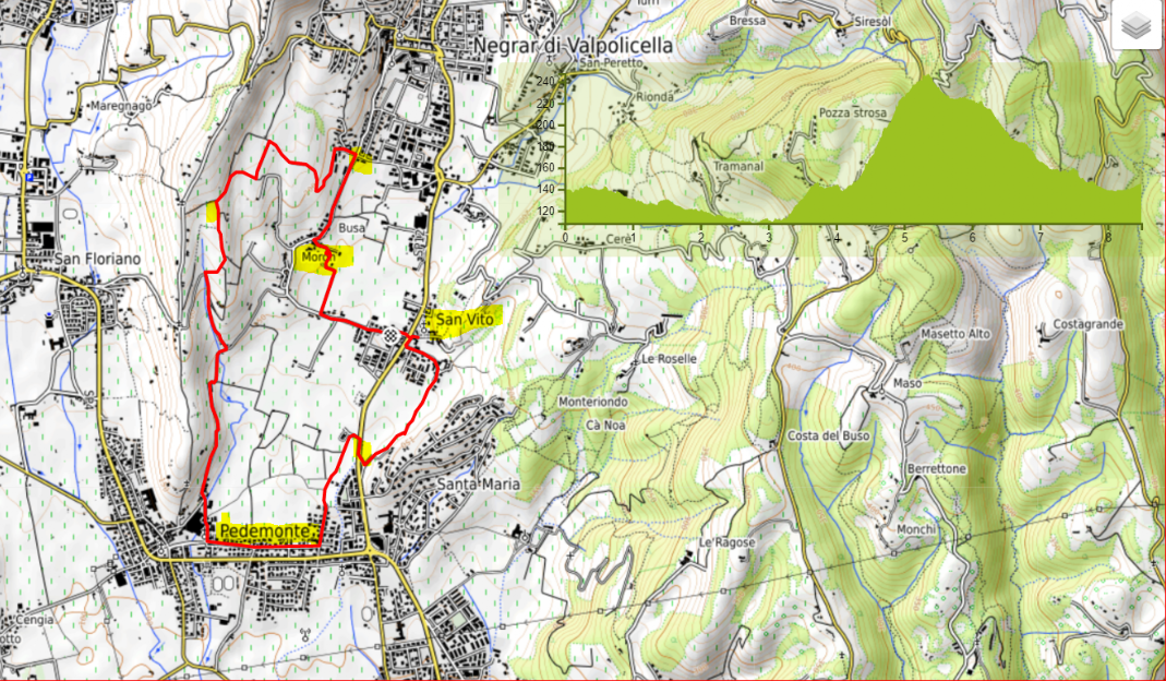 clicca su mappa Girovagando Negrar